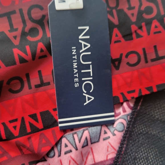 NWT Nautica Red & Black Panty - Picture 3 of 3